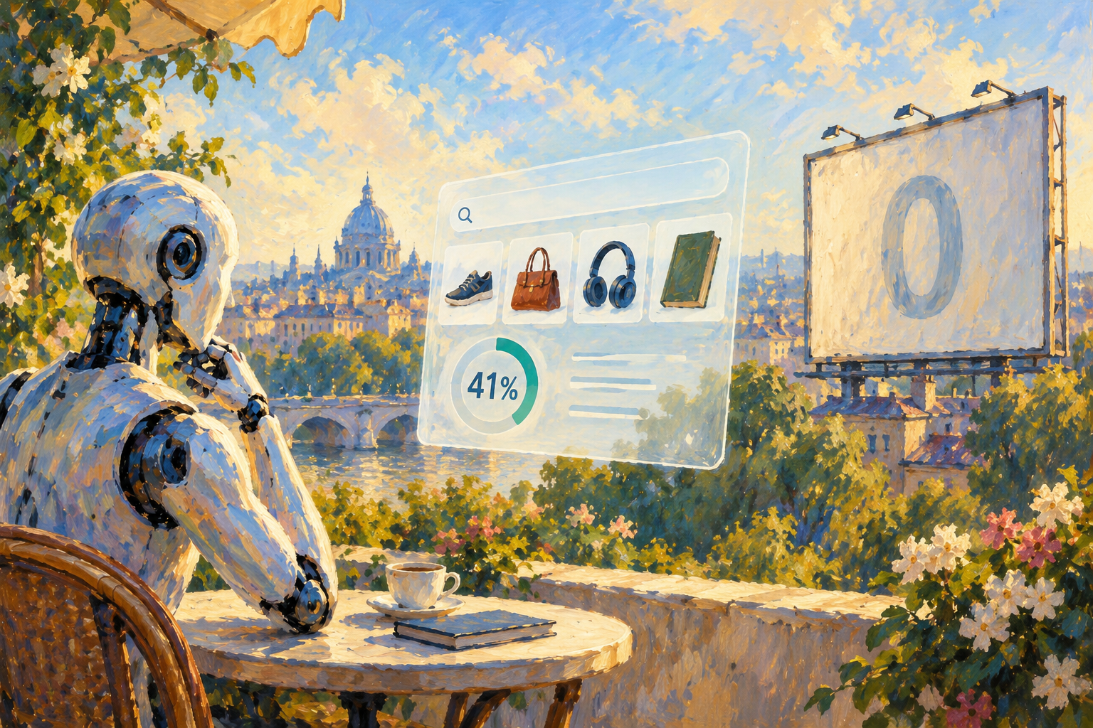 AI Product Discovery Hit 41%. Its Ad Market Is Still Zero.